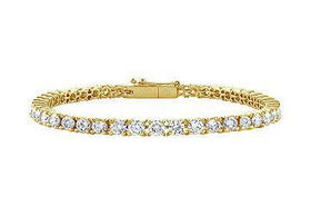 Diamond Tennis Bracelet : 18K Yellow Gold - 2.00 CT Diamondsdiamond 