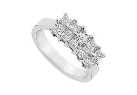 Diamond Ring : 14K White Gold - 1.00 CT Diamonds - Ring Size 9.5diamond 