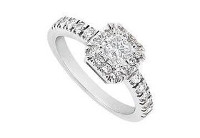 Diamond Ring : 14K White Gold - 0.50 CT Diamonds - Ring Size 9.0diamond 