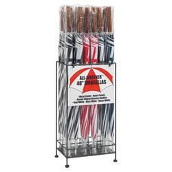 All-Weather&trade; 25pc 48&quot; Umbrella Set in Metal Display Standweather 