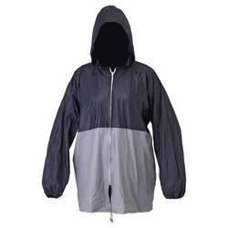 All-Weather&trade; Blue/Gray Rain Jacket with Pouch (Medium/Large)weather 