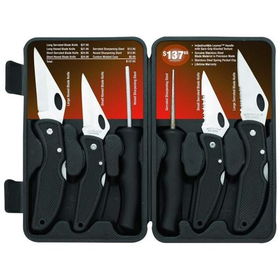 Maxam&reg; Pro Series 6pc Knife Set in Blow-Molded Case