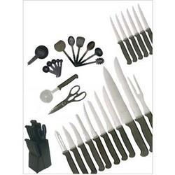 36pc Knife/Block/Utensil Setknife 