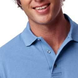 Anvil cotton pique sport shirt men Color: NATURAL 3XLanvil 