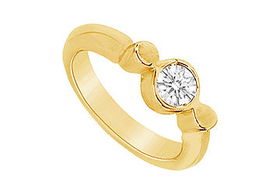 Diamond Ring : 14K Yellow Gold - 0.50 CT Diamonds - Ring Size 9.0diamond 