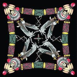 Bandanna, 100% Cotton, Indian, 22 x 22 in.bandanna 