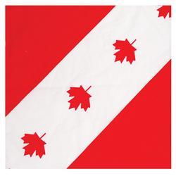Bandanna, 100% Cotton, Canadian Flag, 22 x 22 in.bandanna 