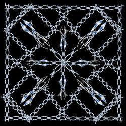 Bandanna, 100% Cotton, Tribal Barbed Wire, 22 x 22 in.bandanna 
