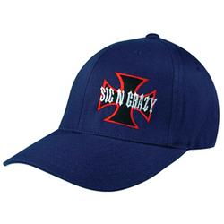Nu-Fit? Cap, Iron Cross, Navy, L/XLfit 