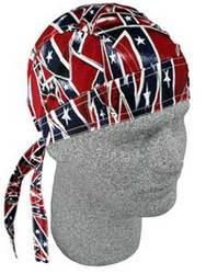 Flydanna, 100% Cotton, Flag, Wavy Confederateflydanna 