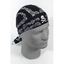 Flydanna, 100% Cotton, Skull Paisley, Blackflydanna 