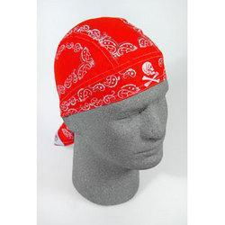 Flydanna, 100% Cotton, Skull Paisley, Redflydanna 