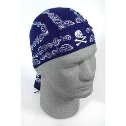 Flydanna, 100% Cotton, Skull Paisley, Navyflydanna 