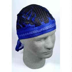 Vented, Flydanna, 100% Polyester Mesh, Flames, Royal Bluevented 