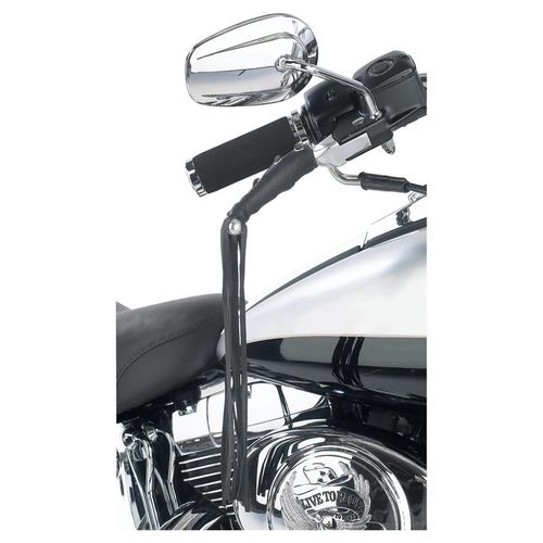 Diamond Plate&trade; Solid Genuine Leather Motorcycle Lever Coversdiamond 