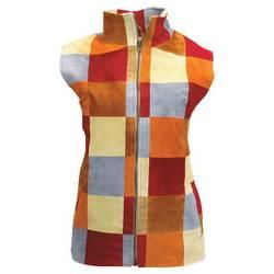 Giovanni Navarre&reg; Multi-color Genuine Suede Leather Ladies' Vest