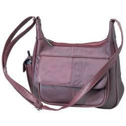 Embassy Genuine Leather Shoulder Bag in burgundy colorembassy 