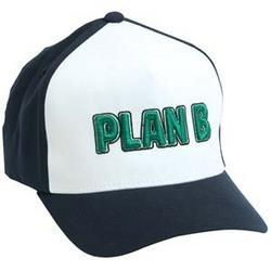 Plan B Hat Logo Text Flexfitplan 