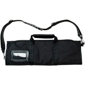 Black Polyester Knife Roll, Holds up to 8  Knives