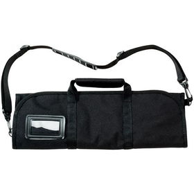 Black Polyester Knife Roll, Holds up to 8  Knivesblack 