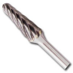 BUR CARBIDE TAPER RADIUS