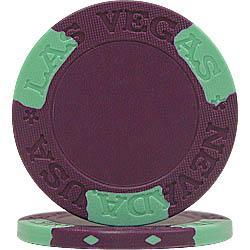 100 NexGen&#153; Las Vegas Edge Spot Poker Chips - Purple