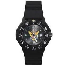 Dive Watch, Resin Case/Bezel, PU Band, US Navy, Enlisteddive 