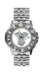 Biker Watch,  SS Case, Bezel and Band, Chrome V-Twinbiker 