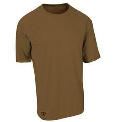 Loose Fit Short Sleeve Tee, Brown, XXLloose 