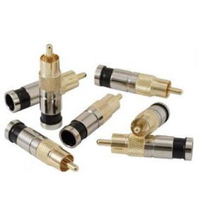 RCA Connectors RG59 50pkrca 