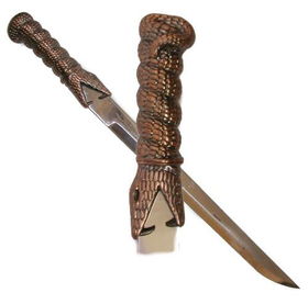 Bronze Snake Handle extra long Knifebronze 