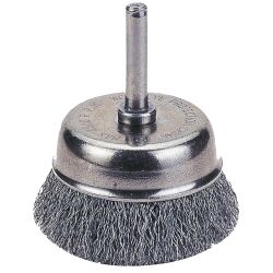 CUP BRUSH, 2 1/2\", CRIMPED WIREcup 