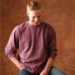 desert wash long sleeve cotton teedesert 