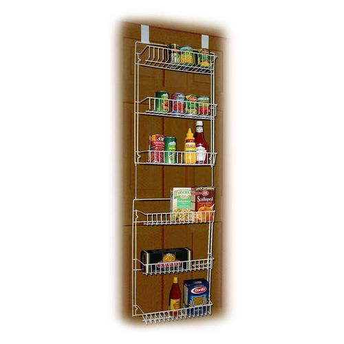 5 foot Overdoor Storage Basket Rack