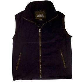 Maxam&reg; Mountain Navy 100% Polyester Fleece Vest (Extra Large)