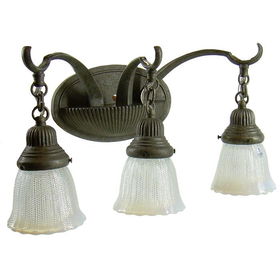 Kichler Nostalgia 3 Light Bath Fixture- Tuscan Gold Finish