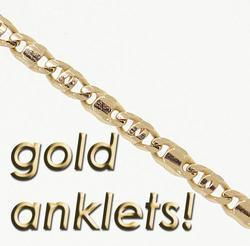 Genuine Gold Thick Ankletgenuine 