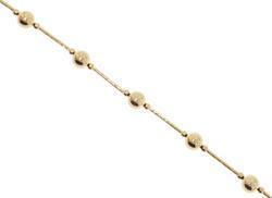 14K Gold Ball Link Chain Braceletgold 