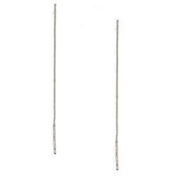 Sterling Silver Long Niddle Earringssterling 