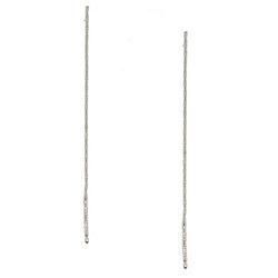 Sterling Silver Long Niddle Earrings