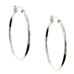 Sterling Silver Hoop Earringssterling 