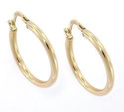 Genuine Gold Hoop Earringsgenuine 