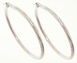 Sterling Silver Basic Hoop Earringssterling 