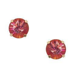 Radiant Cut Twilight Mystic Topaz 14K Gold Stud Earringsradiant 