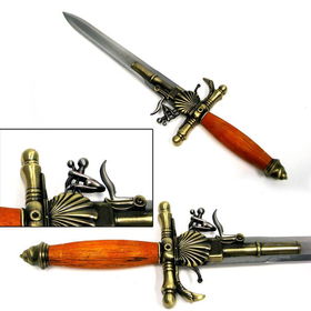 Gun Smoke Flintlock Fantasy dagger