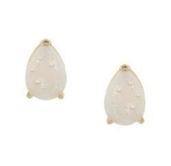 Pear Opal 14K Gold Earringspear 
