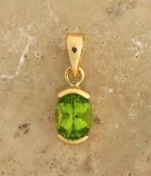Peridot 14K Gold Pendantperidot 