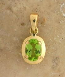 Peridot 14K Gold Pendantperidot 