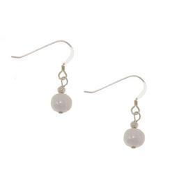 Freshwater Cultured Pearl Sterling Silver French Wire Dangle Earringsfreshwater 