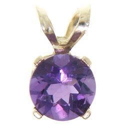 Ravishing Amethyst 14K Gold Pendant-Fourteen Karat Precious Metalravishing 